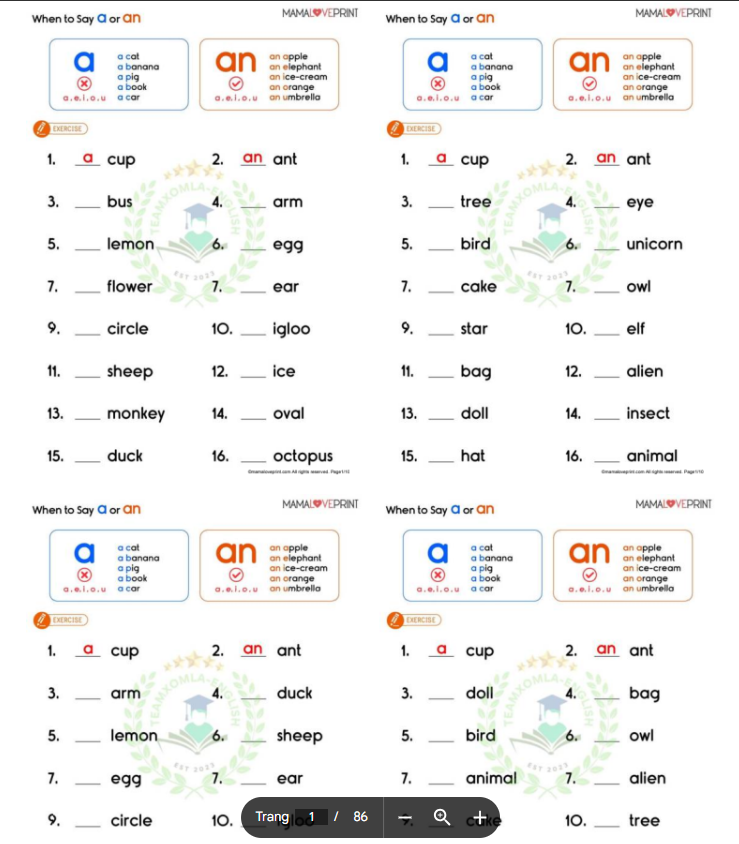 Ngữ pháp cơ bản